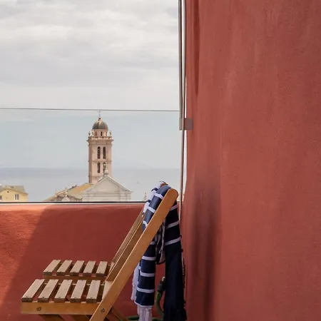 Piazza Da Centre-ville Avec Terrasse Panoramique Vue Apartment Bastia (Corsica)