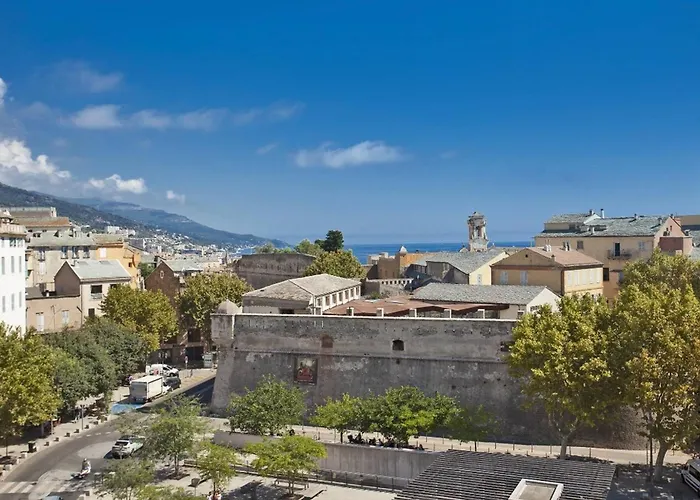 Appartement Piazza Da Centre-ville Avec Terrasse Panoramique Vue Bastia (Corsica)